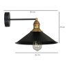 Czarna lampa kinkiet w stylu Retro oryginalna Loft Edison Czarna lampa kinkiet w stylu Retro oryginalna Loft Edison