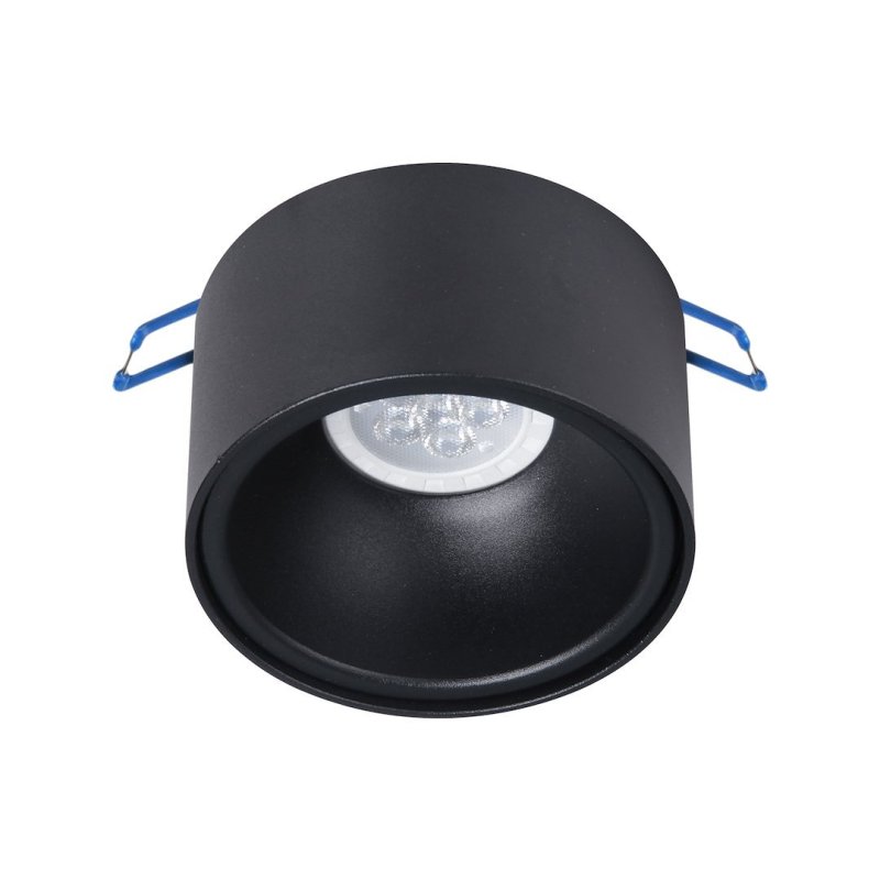 Lampa podtynkowa oprawa sufitowa wpuszczana LED BALI, w kolorze czarnym
