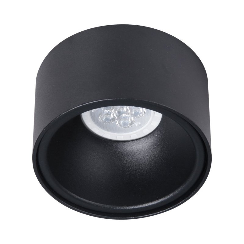 Lampa podtynkowa oprawa sufitowa wpuszczana LED BALI, w kolorze czarnym