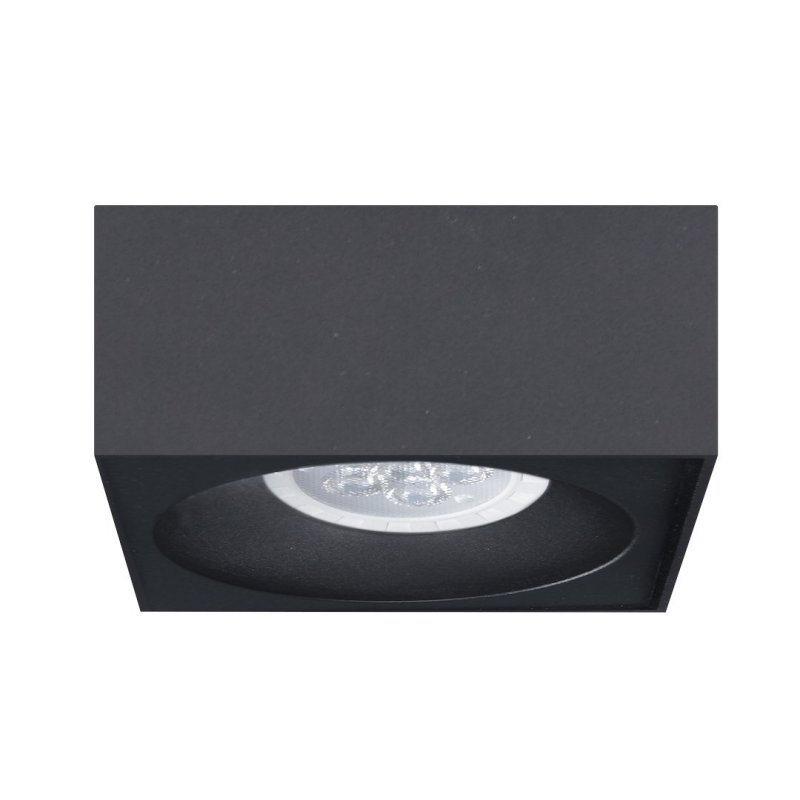 Lampa podtynkowa oprawa sufitowa wpuszczana LED BALI, czarna