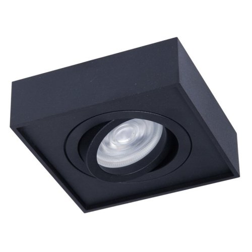 Lampa podtynkowa oprawa sufitowa wpuszczana LED NUSA, w kolorze czarnym