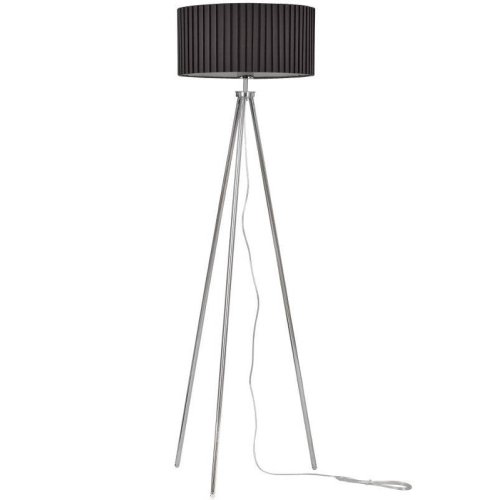 Lampa Stojąca Trójnóg z Abażurem