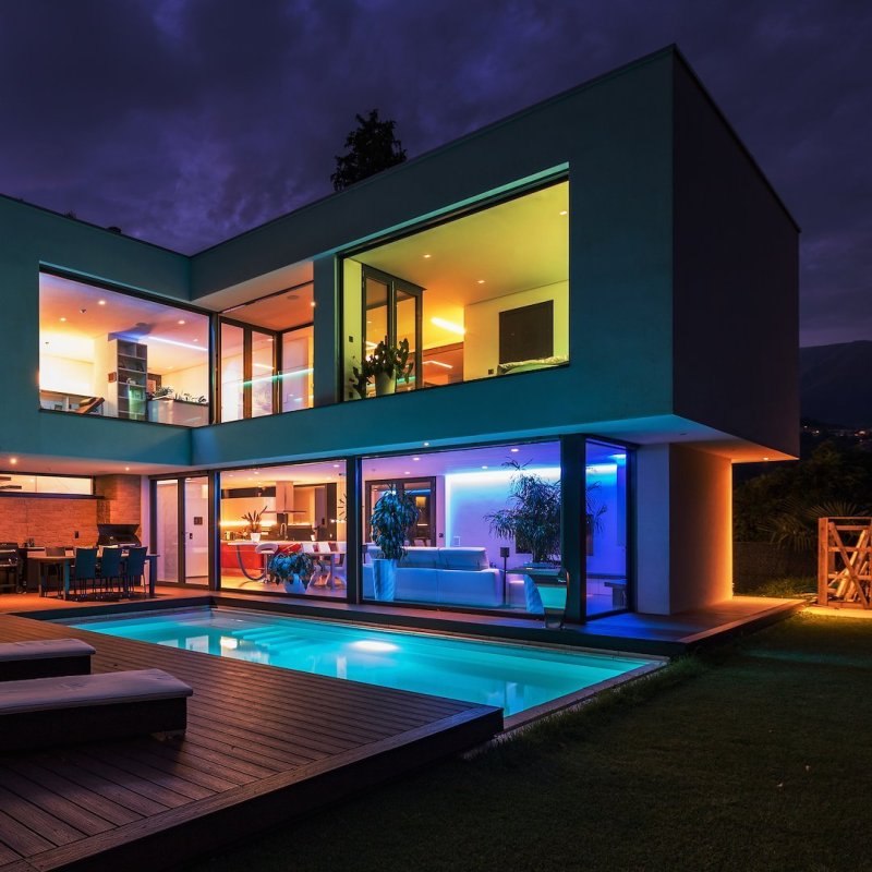 Zestaw taśma LED RGB WI-FI 5M SMART TUYA IP65 + CCT + DIM 12V