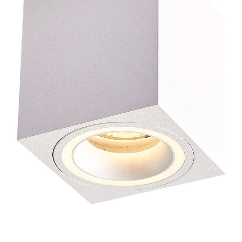 Lampa natynkowa LED BIMA, kolor biały, do kuchni, łazienki, salonu, GU10