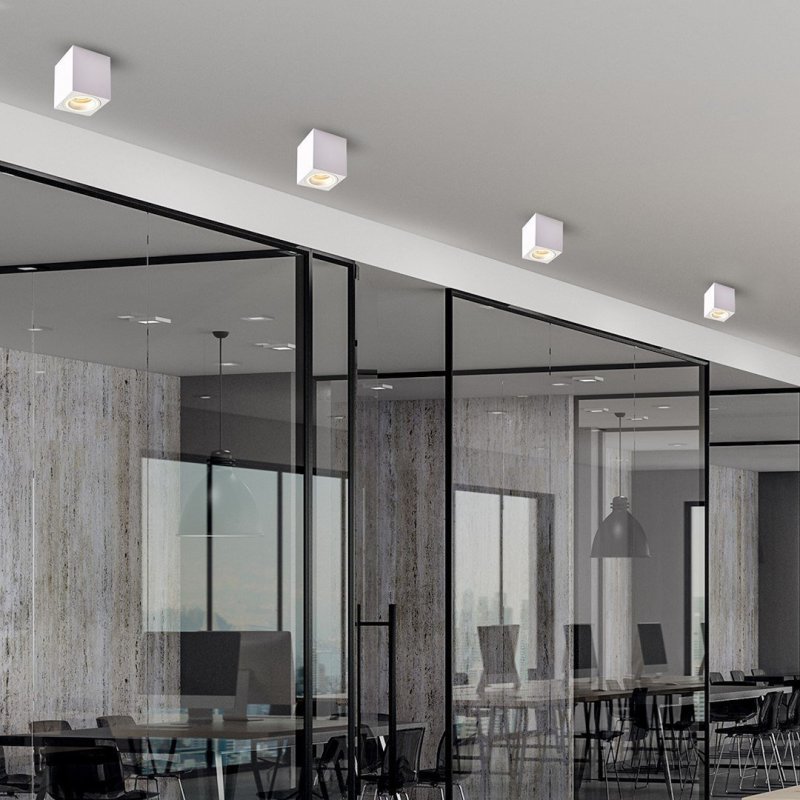 Lampa natynkowa LED BIMA, kolor biały, do kuchni, łazienki, salonu, GU10