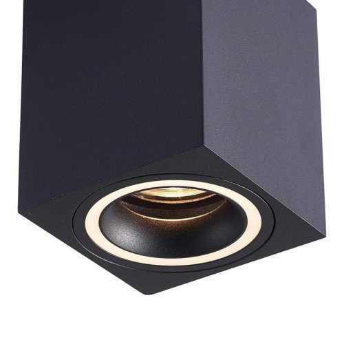 Lampa natynkowa LED BIMA, kolor czarny, do kuchni, łazienki, salonu, GU10