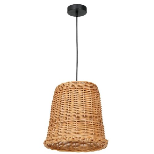 Lampa wisząca sufitowa żyrandol VIMINI, w kolorze naturalnego drewna