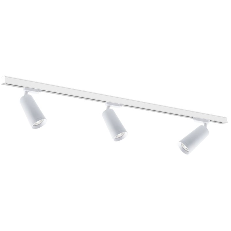 Zestaw LED szynoprzewód 3xMICA GU1010 + prowadnica 1,5m, kolor biały