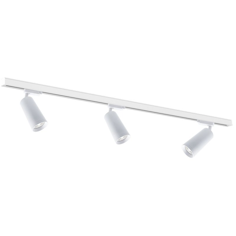 Zestaw LED szynoprzewód 3xMICA GU1010 + prowadnica 1,5m, kolor biały