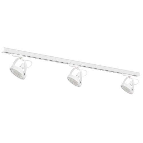 Zestaw LED szynoprzewód 3xLUGAR AR111 GU10 + prowadnica 1,5m, kolor biały