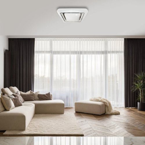 Lampa LED plafon sufitowy CAMERON, kolor chrom, 38W, styl nowoczesny