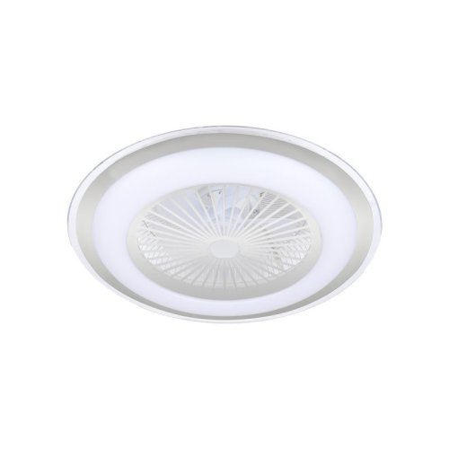 Lampa LED plafon sufitowy ZONDA SILVER, wbudowany wentylator, 48W