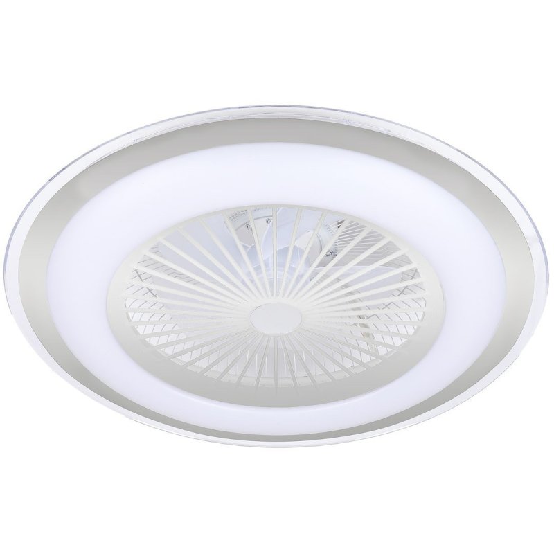 Lampa LED plafon sufitowy ZONDA SILVER, wbudowany wentylator, 48W