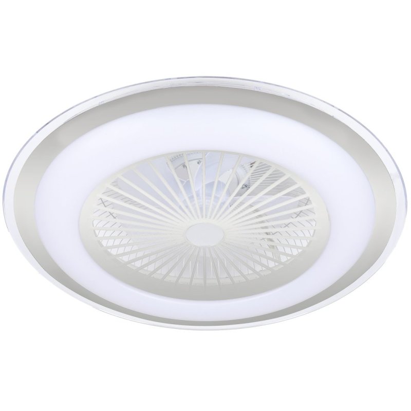 Lampa LED plafon sufitowy ZONDA SILVER, wbudowany wentylator, 48W