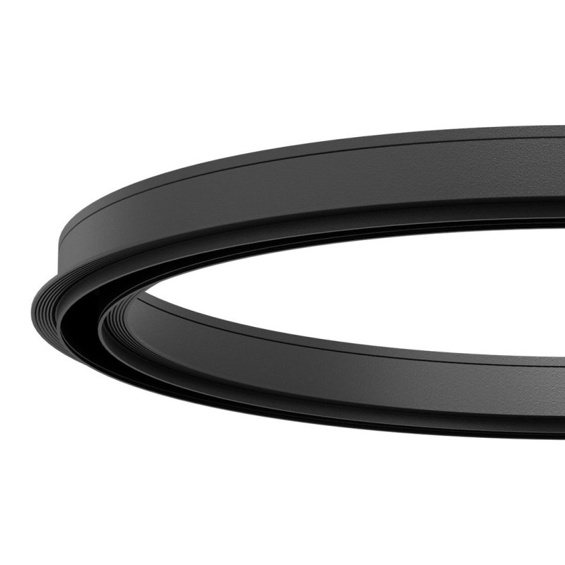 Szyna podtynkowa ROUND MAGNETIC śr. 900mm LED, kolor czarny