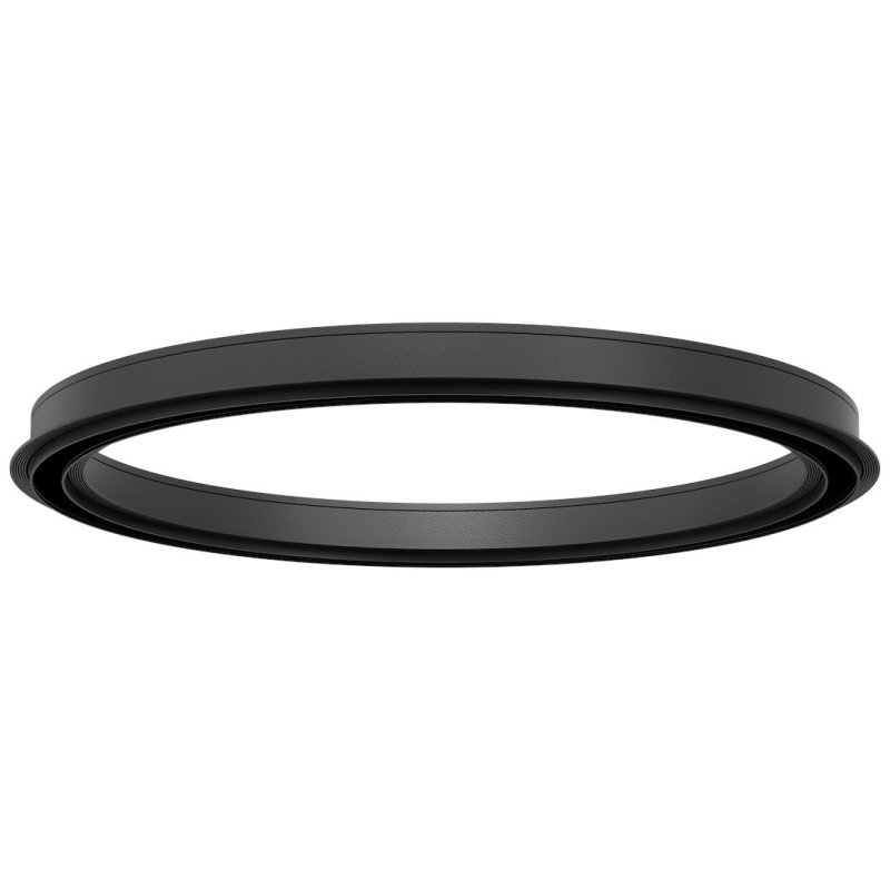 Szyna podtynkowa ROUND MAGNETIC śr. 900mm LED, kolor czarny