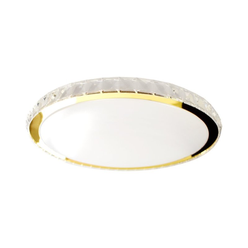 Plafon sufitowy lampa LED ściemnialna z pilotem LAYLA, złota, styl nowoczesny, moc 33W