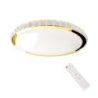 Plafon sufitowy lampa LED ściemnialna z pilotem LAYLA, złota, styl nowoczesny, moc 33W