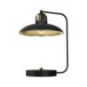 Lampa biurkowa stołowa FELIX, w kolorze czarno-złotym, wysokość 45 cm, moc 60W