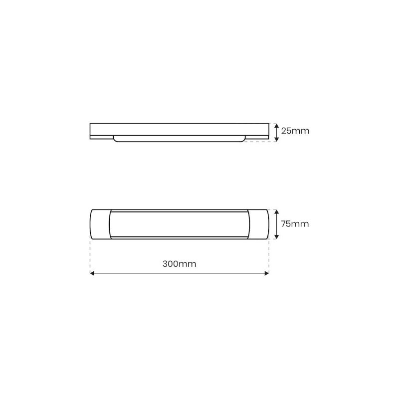 Listwa LED BATTEN, długość 30 cm, barwa neutralna