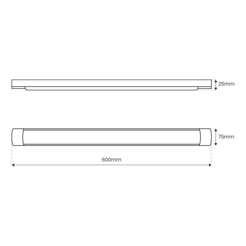 Listwa LED BATTEN, 18W, długość 60 cm, barwa neutralna