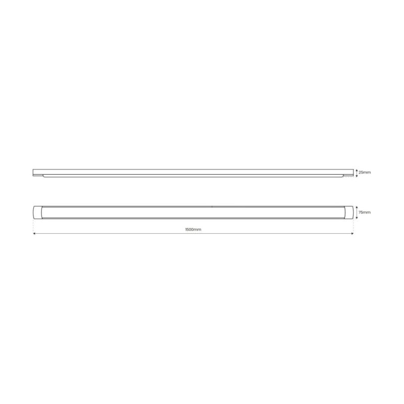Listwa LED BATTEN, 45W, długość 150 cm, barwa neutralna
