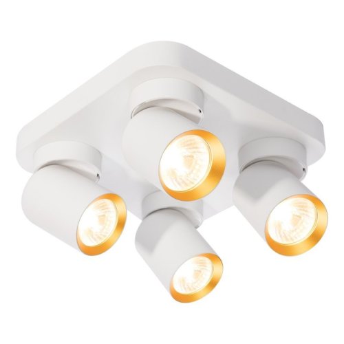 Lampa sufitowa plafon LED ANDY, w kolorze białym, nowoczesna, do salonu