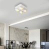 Lampa sufitowa plafon LED ANDY, w kolorze białym, nowoczesna, do salonu