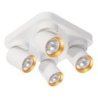 Lampa sufitowa plafon LED ANDY, w kolorze białym, nowoczesna, do salonu