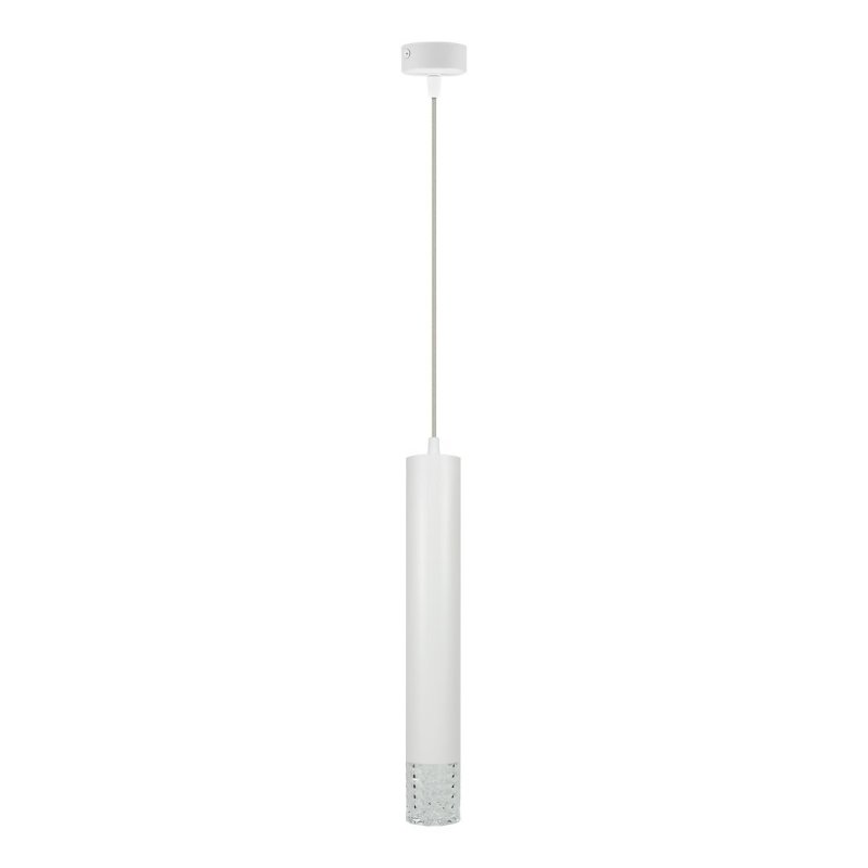 Lampa wisząca sufitowa żyrandol LED TUBI, biały, do jadalni i salonu