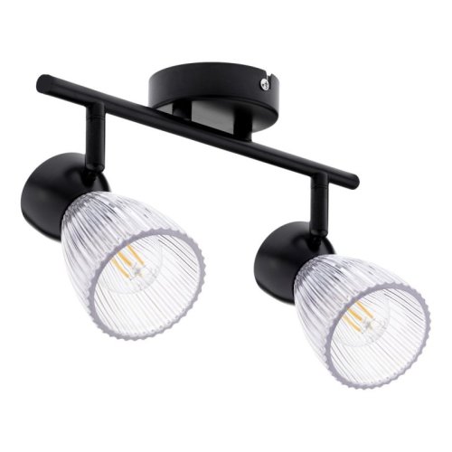 Lampa sufitowa plafon BEST, w kolorze czarnym, nowoczesna, do salonu