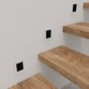 Oprawa schodowa LED CAPRI, kolor czarny, w stylu nowoczesnym, moc 0,6W