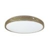 Plafon LED SHINY, w kolorze bursztynowym, styl nowoczesny, moc 34W