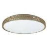 Plafon LED SHINY, w kolorze bursztynowym, styl nowoczesny, moc 34W