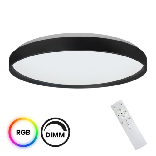 Plafon LED RINGO, czarny, styl nowoczesny, moc 36W