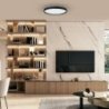 Plafon LED RINGO, czarny, styl nowoczesny, moc 36W