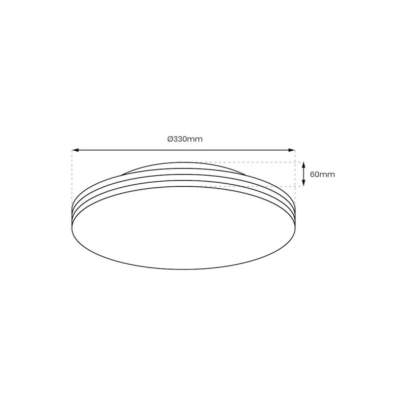 Lampa LED plafon sufitowy BEVER, biały, styl nowoczesny, moc 16W