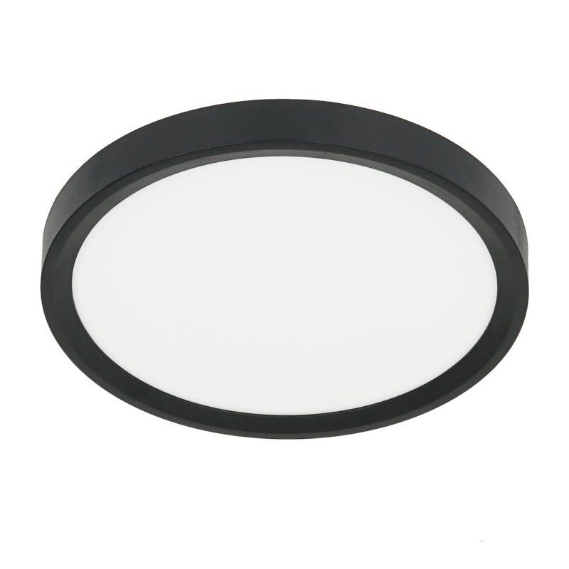 Plafon LED MAQ, w kolorze czarnym, styl nowoczesny, moc 18W