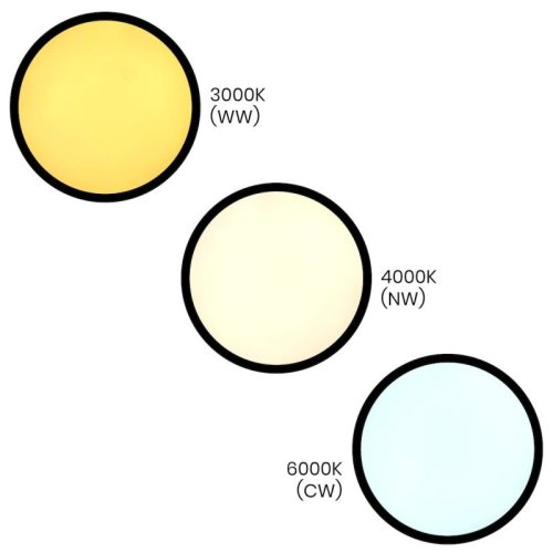 Plafon LED MAQ, w kolorze czarnym, styl nowoczesny, moc 18W