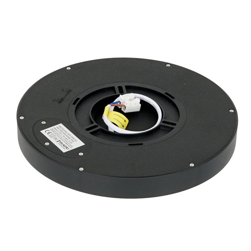 Plafon LED MAQ, w kolorze czarnym, styl nowoczesny, moc 18W