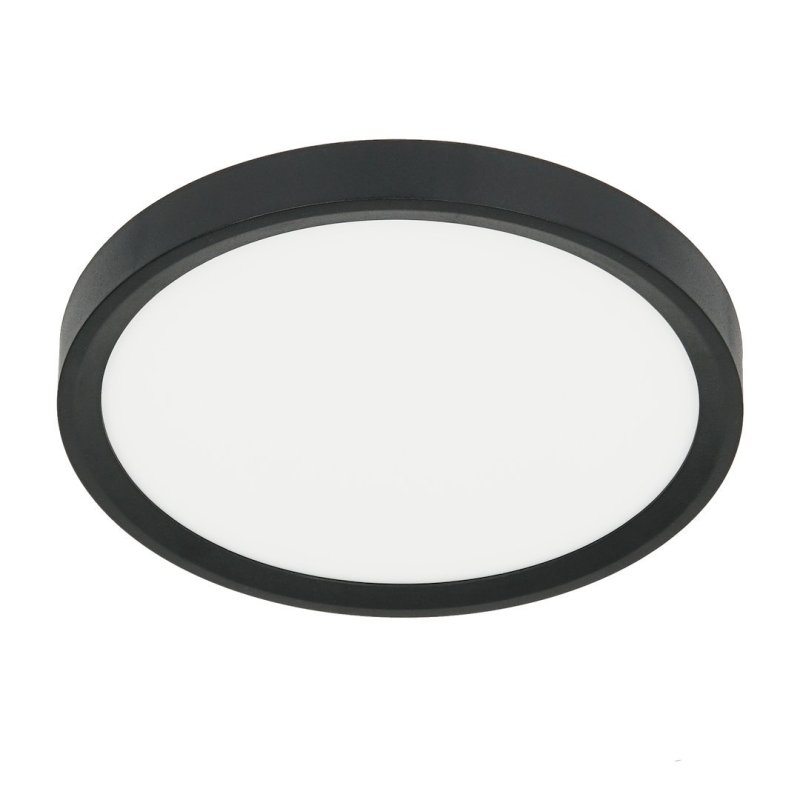 Plafon LED MAQ, w kolorze czarnym, styl nowoczesny, moc 18W