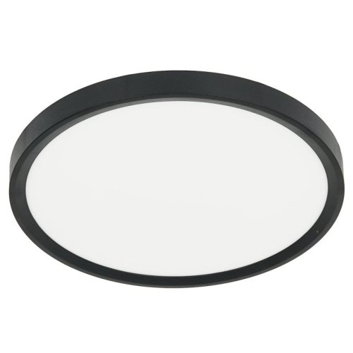 Plafon LED MAQ, w kolorze czarnym, styl nowoczesny, moc 24W