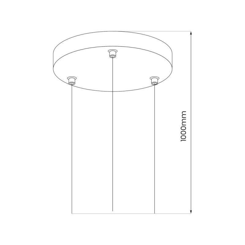 Zawiesie plafon sufitowy MAQ 32W/40W