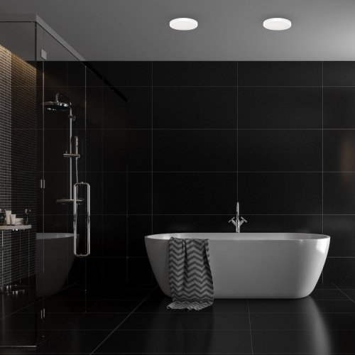 Plafon sufitowy LED VERA, w kolorze białym, do łazienki i kuchni, moc 24W