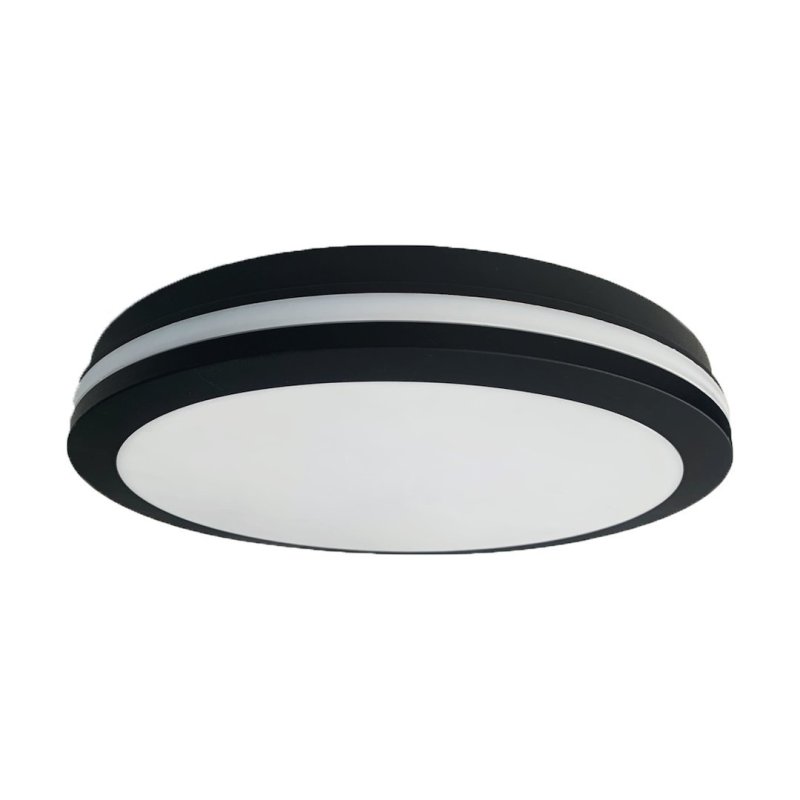 Plafon sufitowy LED MARLON, w kolorze czarnym, do łazienki i kuchni, moc 36W