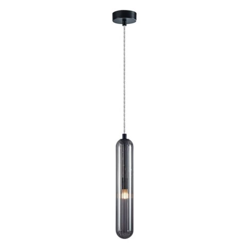 Lampa wisząca sufitowa żyrandol LED PAX, czarna styl loft, do salonu