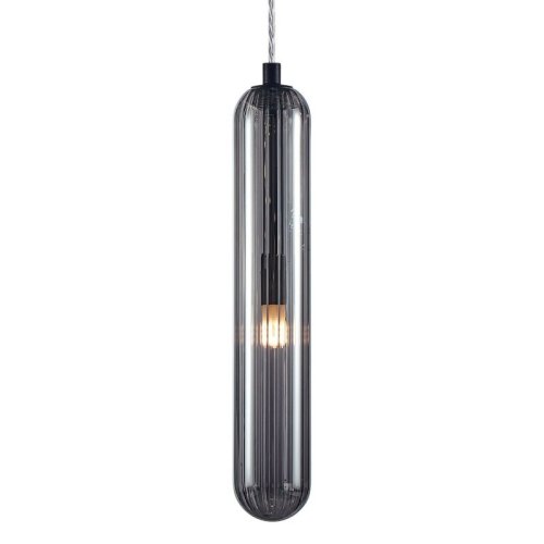 Lampa wisząca sufitowa żyrandol LED PAX, czarna styl loft, do salonu