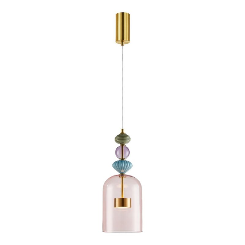 Lampa wisząca sufitowa żyrandol LED ARTE, wielokolorowa, do jadalni i salonu