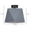 Lampa Sufitowa Plafon Diament Abażur