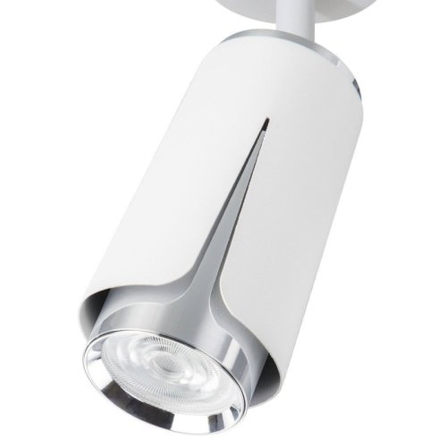 Lampa sufitowa spot LED FLOWER, biały, glamour, do salonu, kuchni